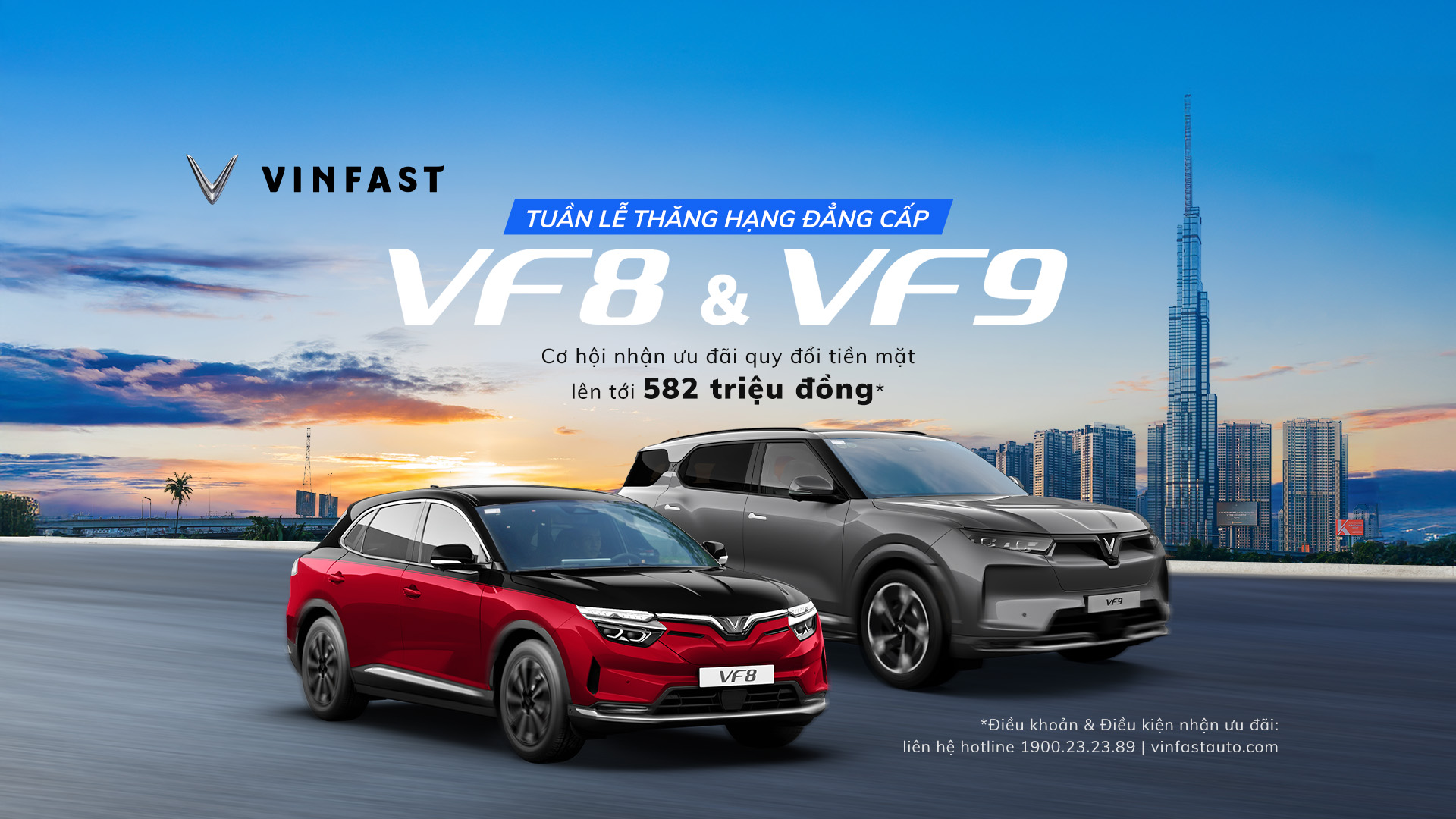 Cơ hội sở hữu bộ đôi đẳng cấp VF 8 và VF 9 với ưu đãi đặc biệt